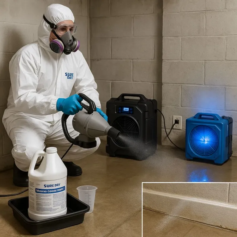 Sanitization and Odor Removal process in Jamaica Plain, MA